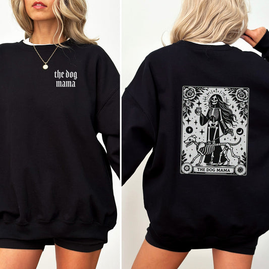 Sweatshirt True Black - Tarot Dog Mama
