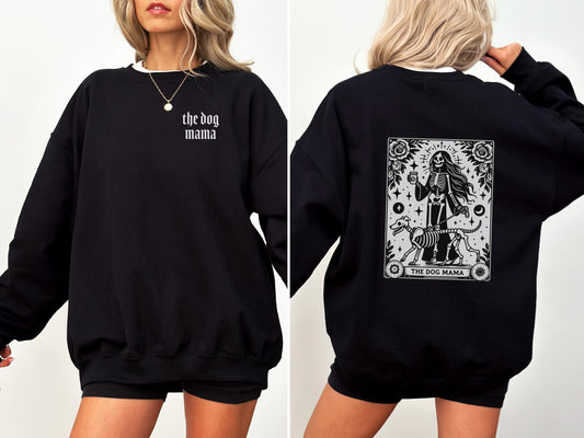 Sweatshirt True Black - Tarot Dog Mama