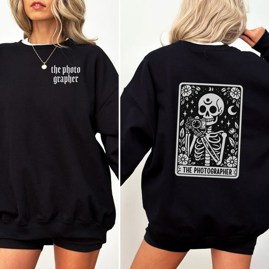 Sweatshirt True Black - Tarot Photographer