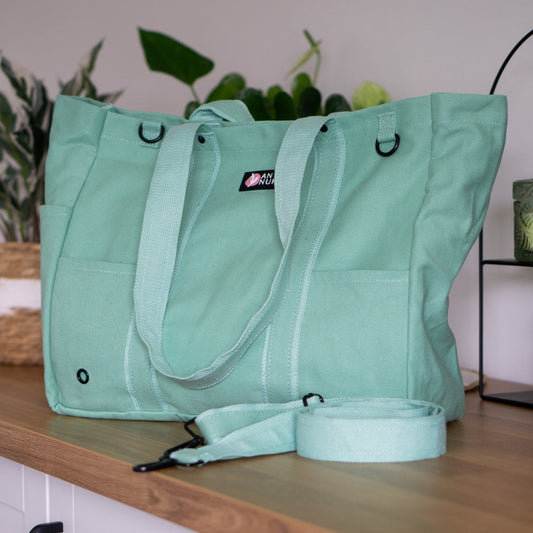 Travel Shopper Bag MOONY - Teal