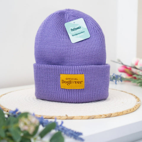 Recycled Beanie Doglover - Lilac