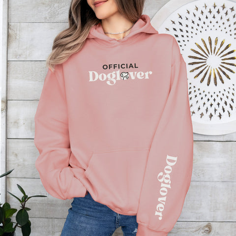 Hoodie Unisex Dusty Pink - Doglover