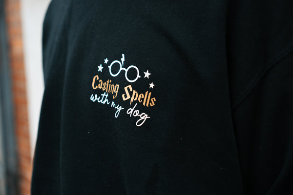 Sweatshirt Witchcraft - Casting spells with my dog