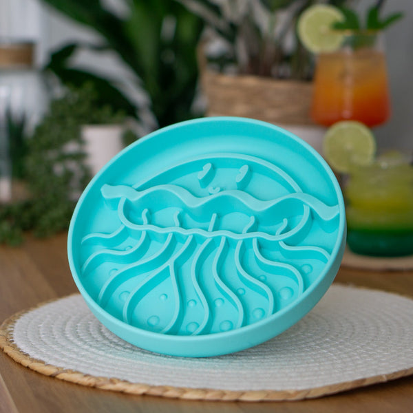 Schleckmatte - Teal Jellyfish