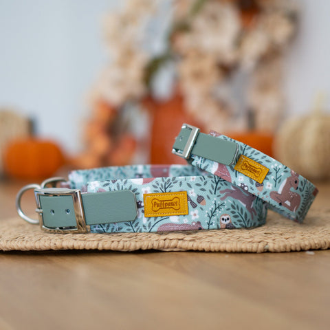 Hundehalsband  Mix - Forest Life x Dull Green