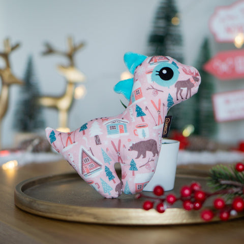 Plüschtier Dino - Ski Lodge