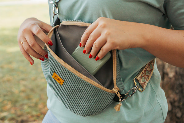 Design it yourself - Bumbag Bauchtasche "City" (inkl. Schwarzem Gurt)