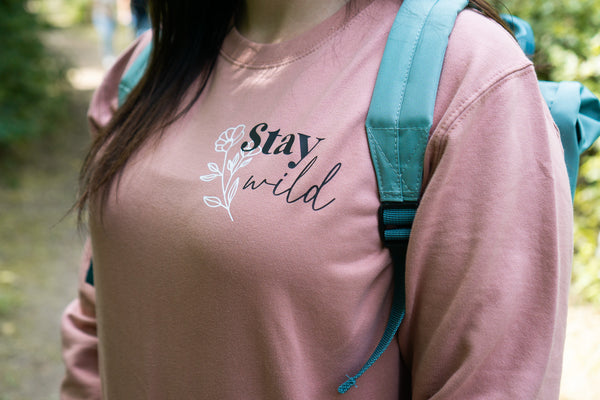 Sweatshirt Unisex - Stay Wild (versch. Farben)