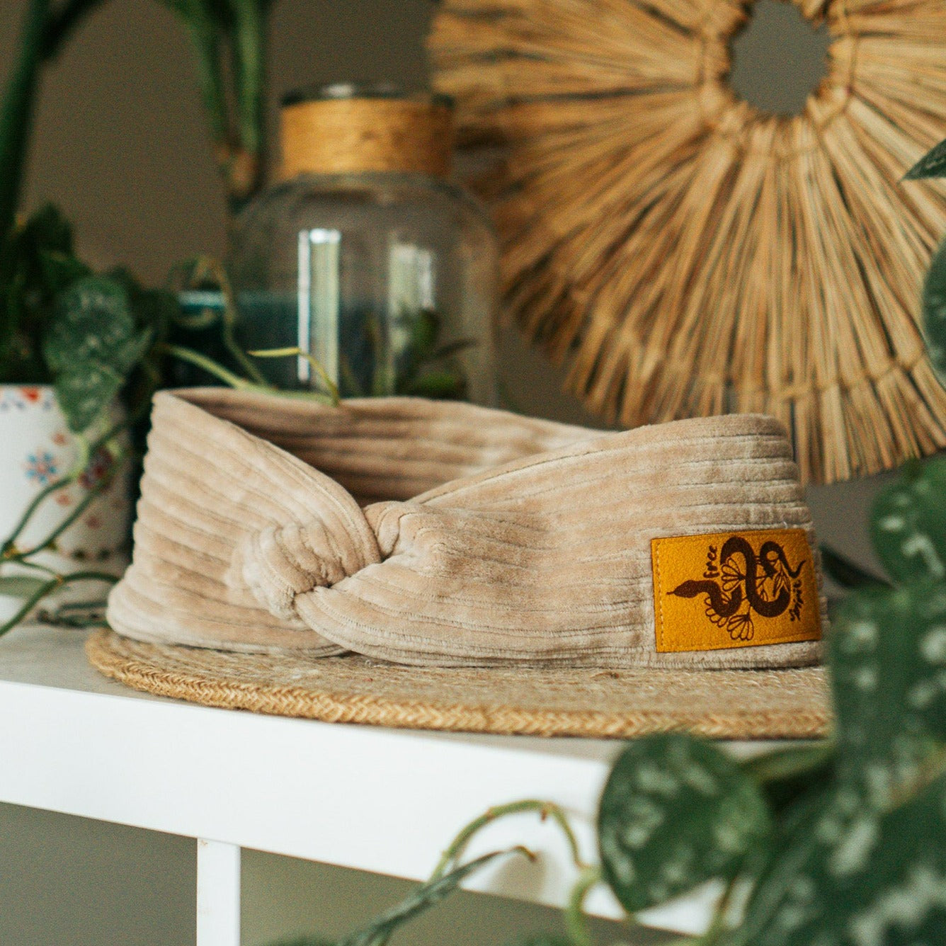 Stirnband Beige- BOHO Soul (Versch. Designs)