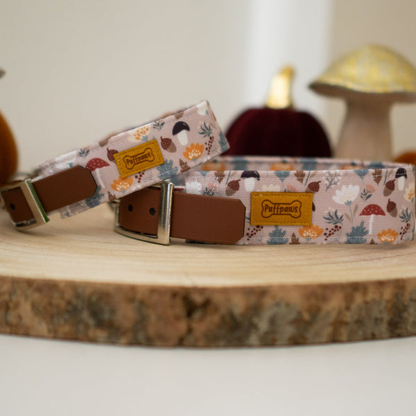 Hundehalsband  Mix - Forest Fruits x Saddle Brown