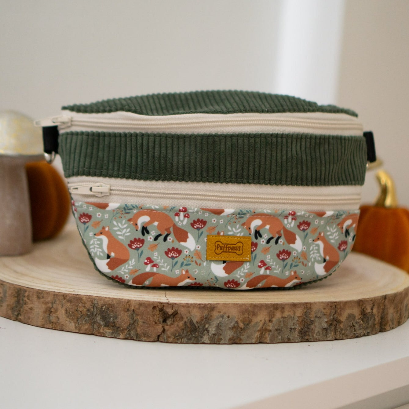 Bumbag Bauchtasche "City" - Fox Forest (inkl. Schwarzem Gurt)