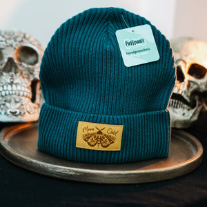 Organic Beanie - Teal (versch. Designs)
