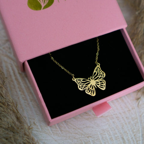 Halskette gold - Butterfly