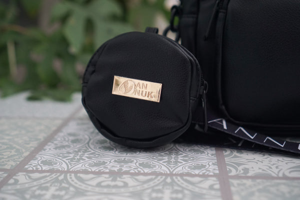 Crossbody Tasche Annuk - Stone Black (Vegan Leather)