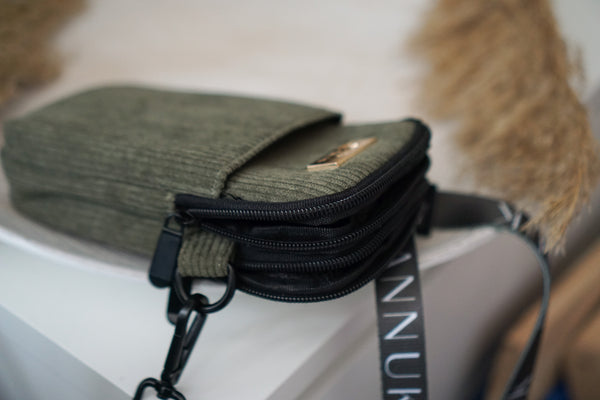 Crossbody Mini Tasche Yuma - Dark Moss