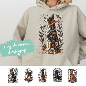 Hoodie Moon Stone - Traditional Dog Art (versch. Designs)