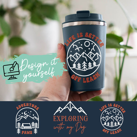 Design it yourself - Hot & Cold Tumbler 350ml navy