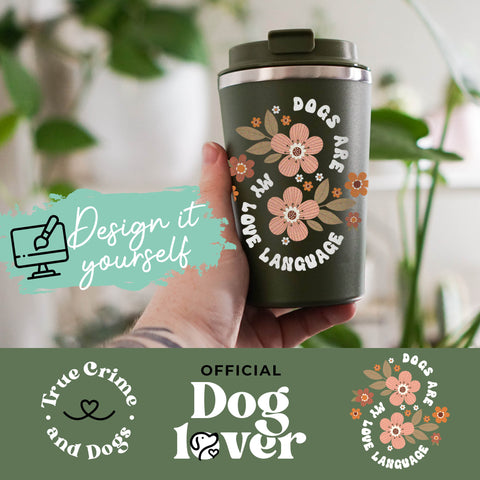 Design it yourself - Hot & Cold Tumbler 350ml moss green