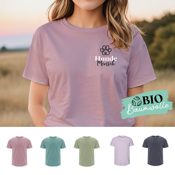 T-Shirt aus Bio Baumwolle - Hundemensch