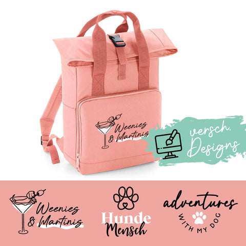 Design it - Recycle Rolltop Rucksack Midi BLUSH