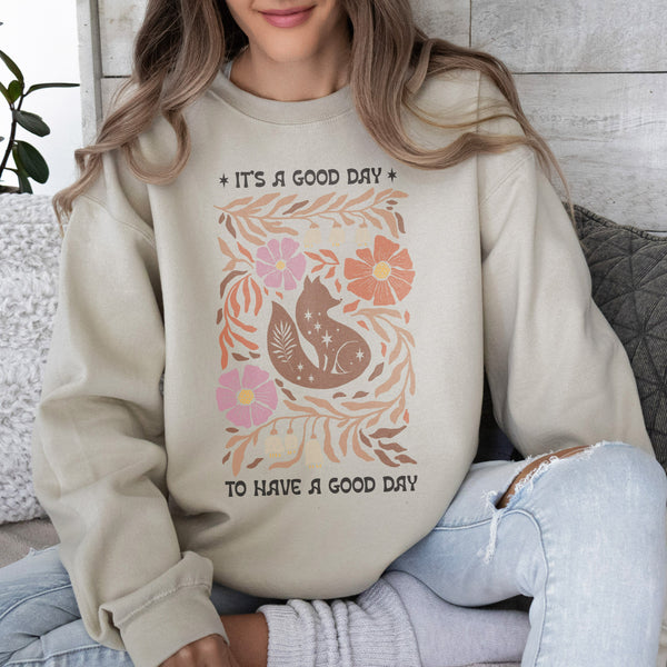 Sweatshirt Light Stone -Good Day Boho