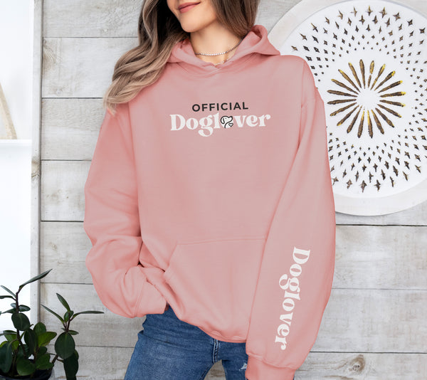 Hoodie Unisex Dusty Pink - Doglover