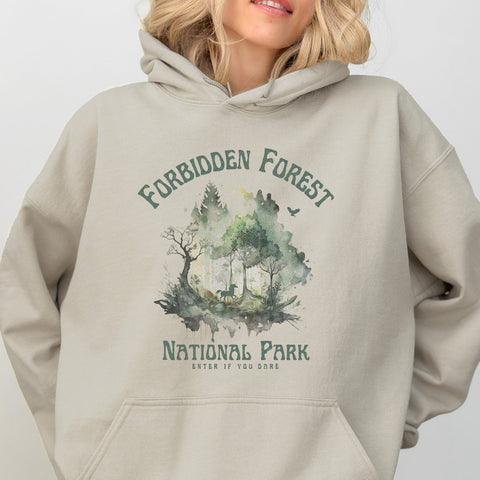 Hoodie Unisex Light Stone - Forbidden Forest