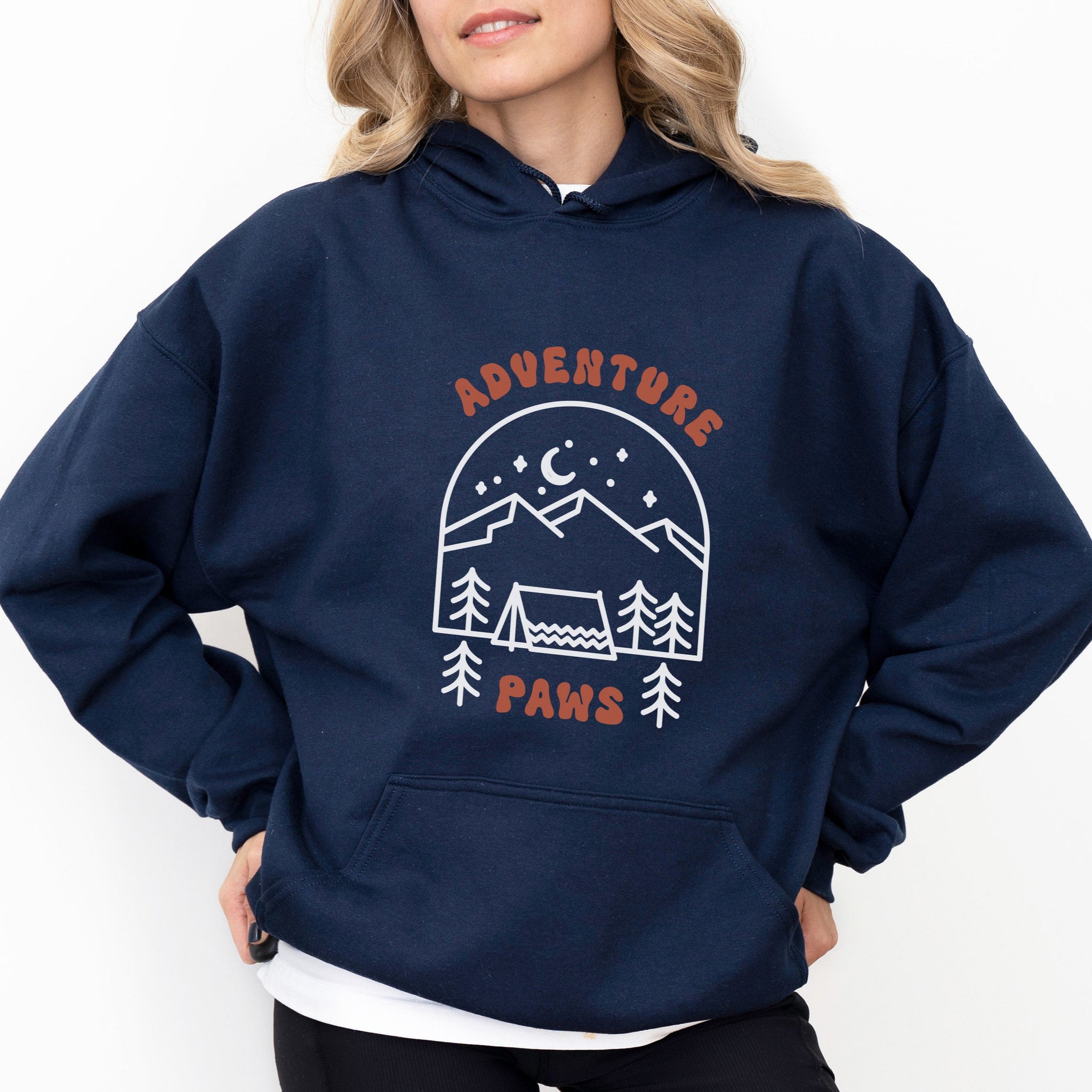 Hoodie Unisex NAVY - Adventure Paws