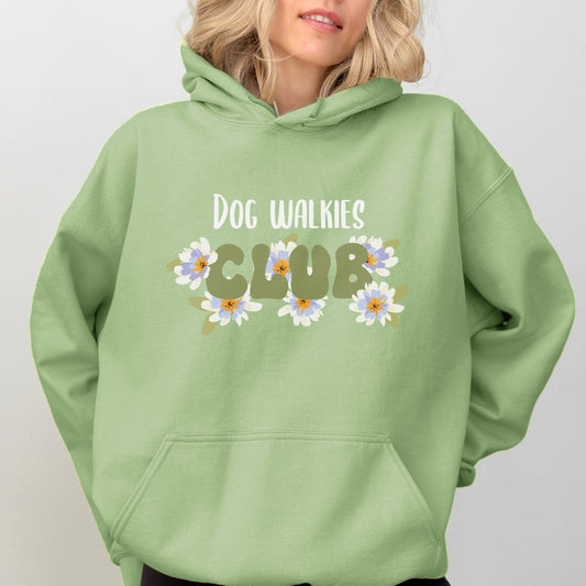 Hoodie Unisex Pistazie - Dog Walkies Club