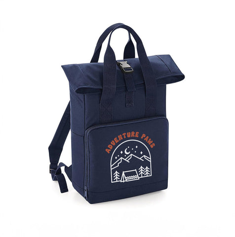 Recycle Rolltop Rucksack Midi NAVY - Adventure Paws