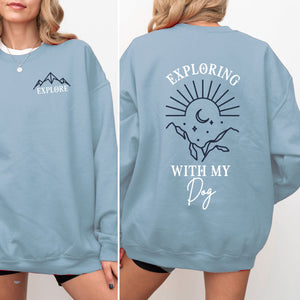 Sweatshirt Unisex SKY BLUE - Explore