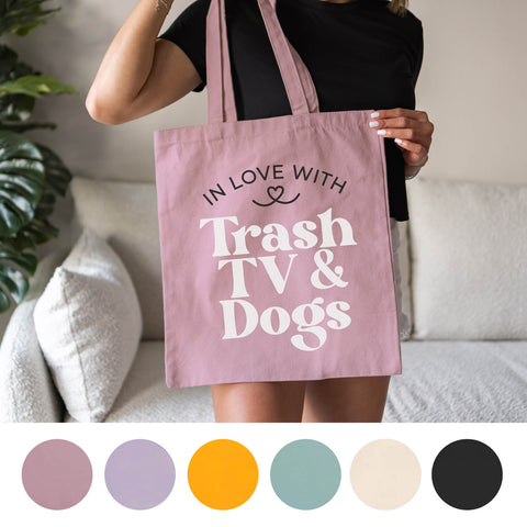 Bio-Shopper Bag - Trash TV and Dogs (versch. Farben)