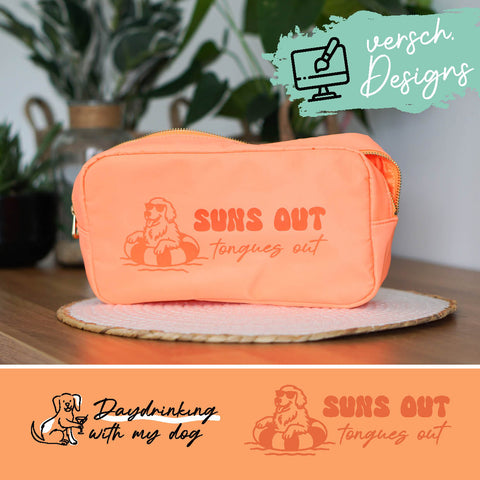 Design it - Travel Case/Reisetasche Neon Orange