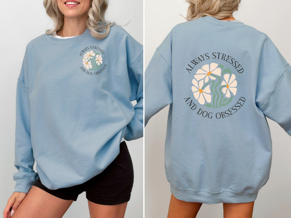 Sweatshirt Pastel Blue - Dog Obsessed