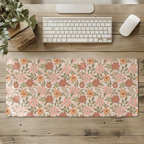 Desk Mat Schreibtischunterlage - Peachy Petals