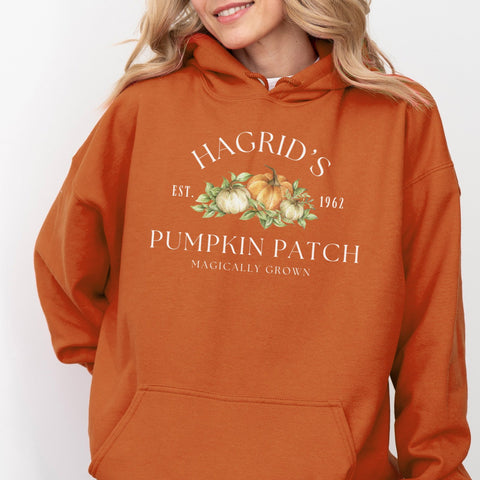 Hoodie Unisex Burnt Orange - Pumpkin Patch