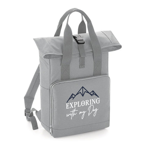 Recycle Rolltop Rucksack Midi GREY - Explore