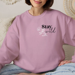 Sweatshirt Dusty Rose - Stay Wild