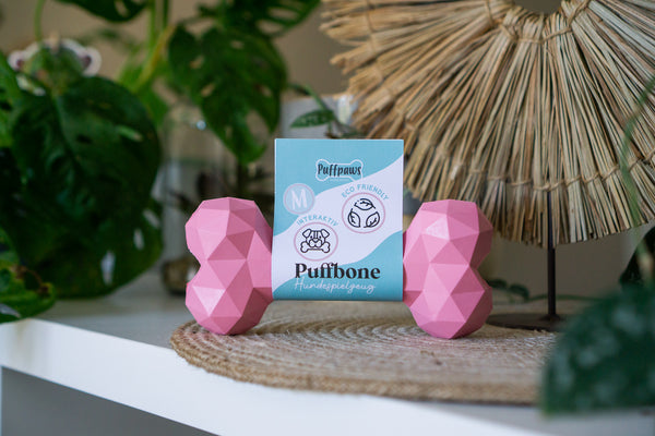 Snackspielzeug Eco - Puffbone Rose