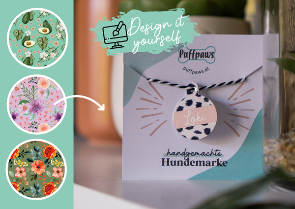 Design it yourself - Hundemarke (Puffpaws Designs)