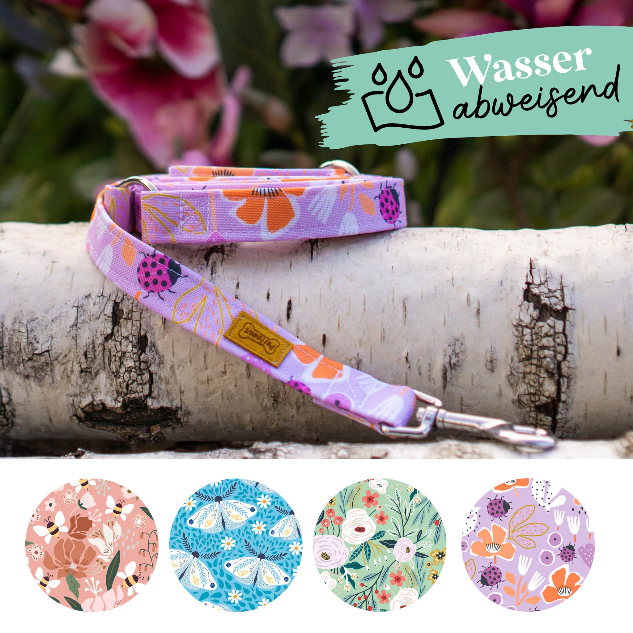Stoffleine Waterproof - Flower Garden (versch. Designs)