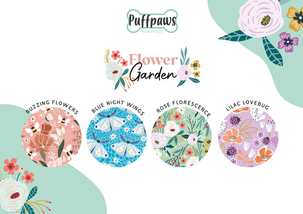 Halsband Waterproof - Flower Garden (verschieden Designs)